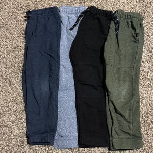 Kids Jogger Pants Set - Blue, Gray, Black, Green